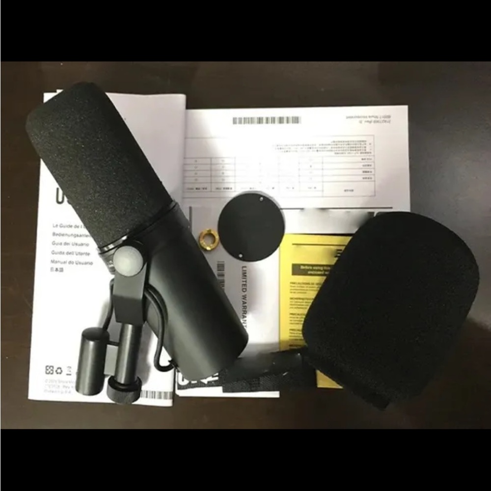 Black Professional Microphone by Shure